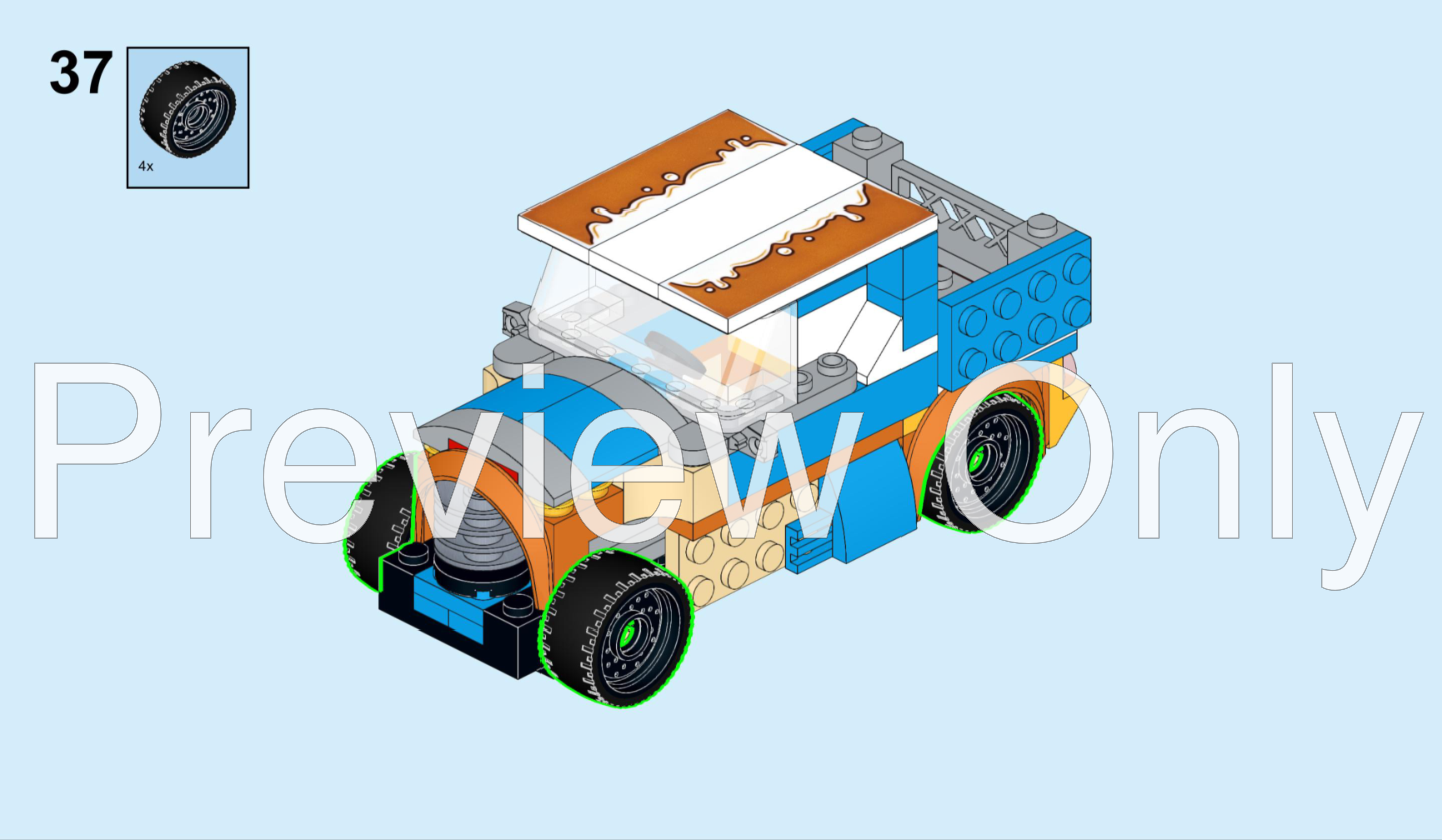 LEGO MOC 60452 HotRoDonut by PeterSzabo | Rebrickable - Build with
