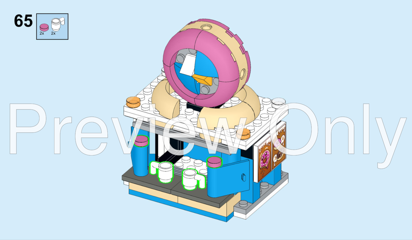 LEGO MOC 60452 HotRoDonut by PeterSzabo | Rebrickable - Build with