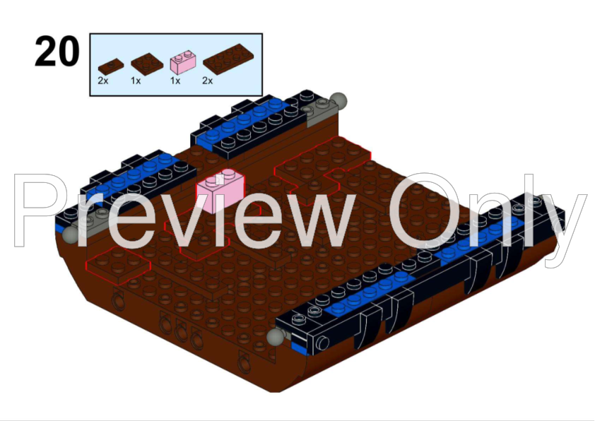LEGO MOC-214655 Caribbean Clipper 2025 by TomSkippy | Rebrickable