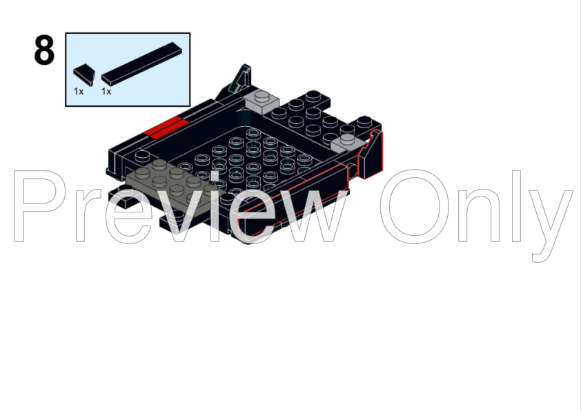 LEGO MOC-216289 76922 BMW M4 GT3 by mp_mocs | Rebrickable - Build
