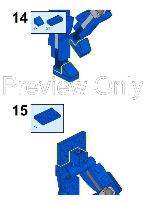 LEGO MOC-216777 Benny - action figure by ALLEGORY | Rebrickable - Build ...
