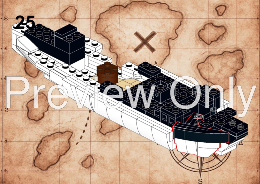 Lego Rigging LEGO MOC-217041 ⚓ THE HAWK - Privateer Cutter | Full Rigging & Crew ...
