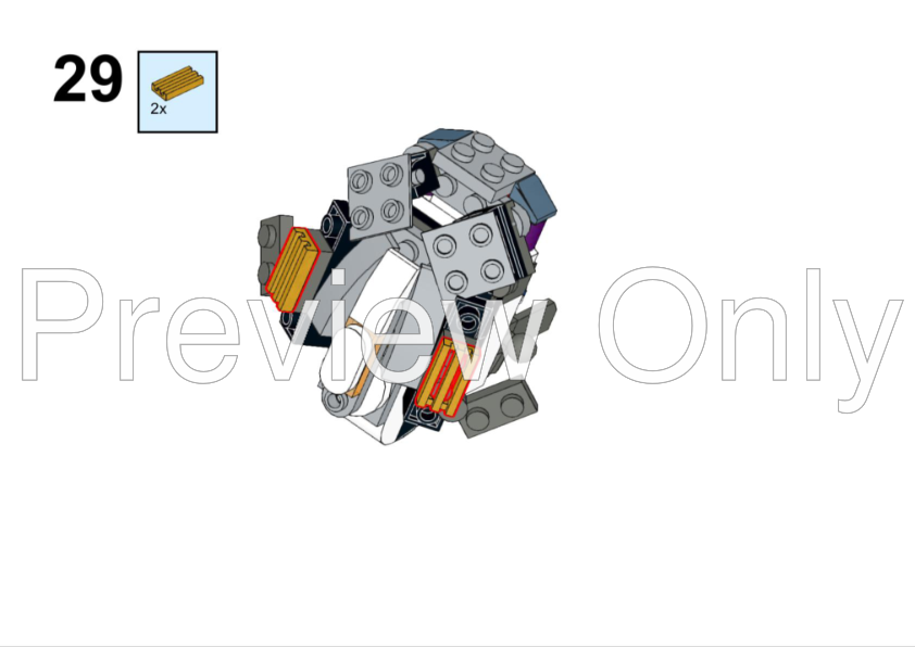 LEGO MOC Interstellar mech armor - Alternate build of 76302