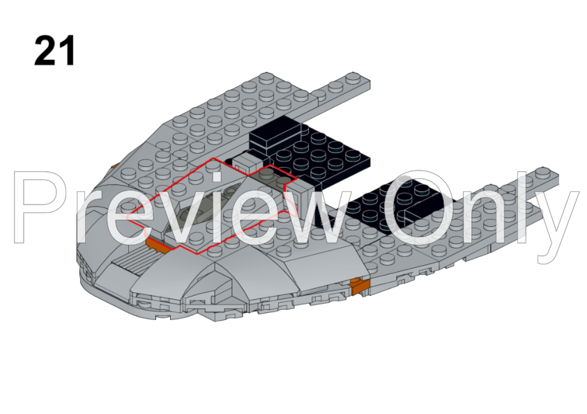 LEGO MOC USS Voyager (NCC-74656) Midi Scale — Star Trek: Voyager