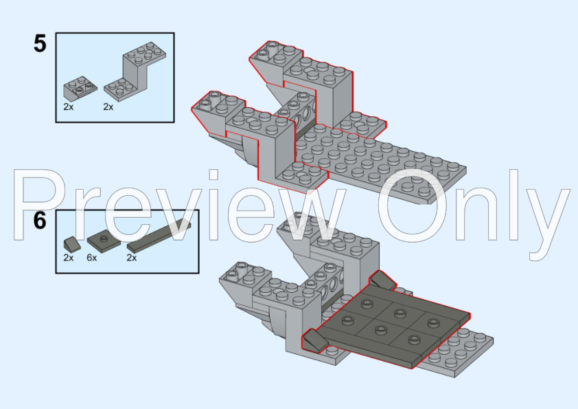 LEGO MOC Andor's White U Wing (2.0 Update) by BaufmanBricks ...