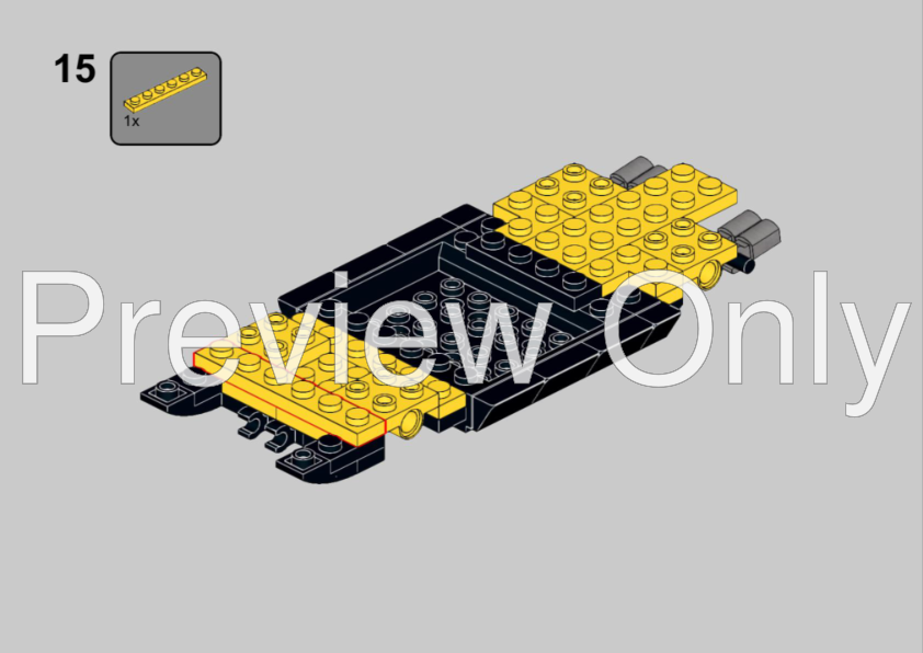 LEGO MOC De Tomaso Pantera by besbasdesign | Rebrickable - Build