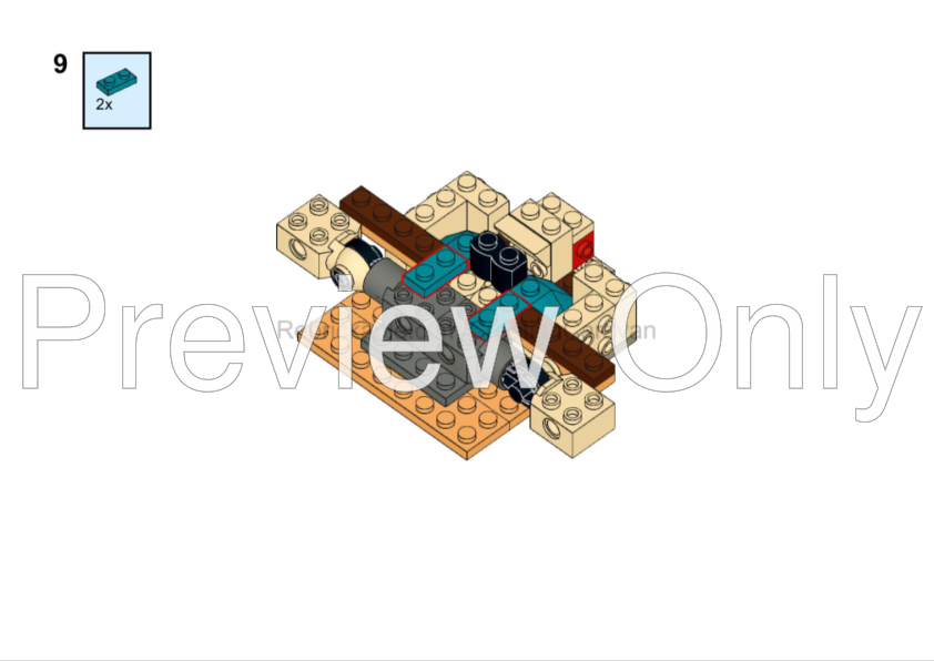 LEGO MOC-219162 Jurassic Falcon! 76962 Alt by CreationCaravan