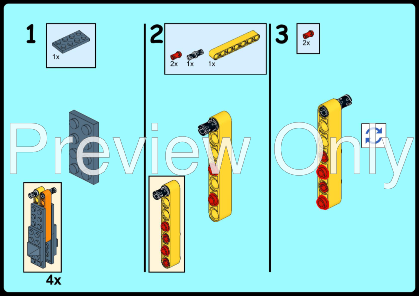 LEGO MOC Orchid ferris wheel - 10311 Orchid alternate by Kazpet