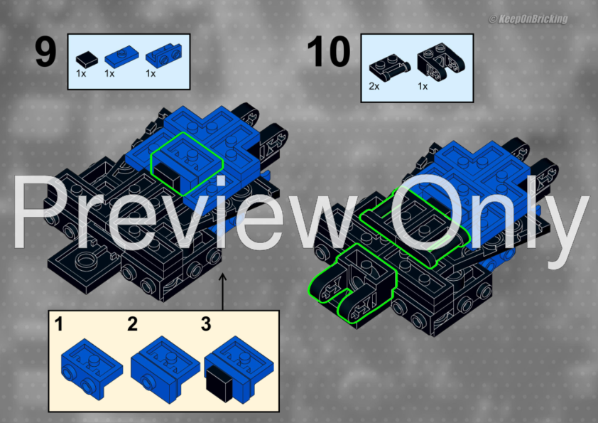 LEGO MOC 77246 Cyber Hatchback by Keep On Bricking | Rebrickable