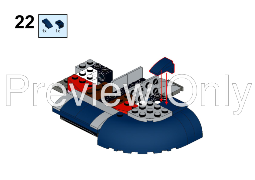 LEGO MOC 75283 redesigned 