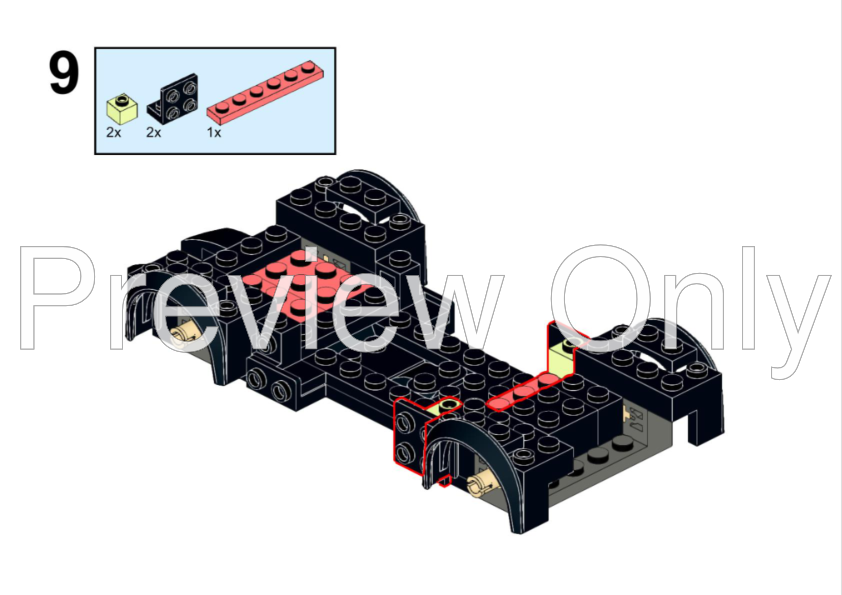 LEGO MOC-220025 Dodge SRT Tomahawk VGT (Black) by OrchardBuilds