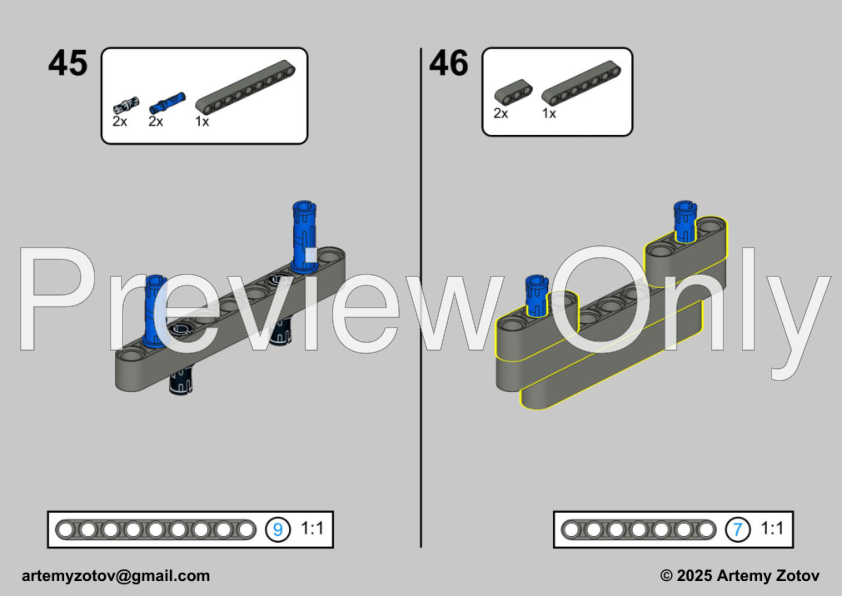 LEGO MOC-220078 DK's Nissan 350Z (1:12) [Manual] by Artemy Zotov
