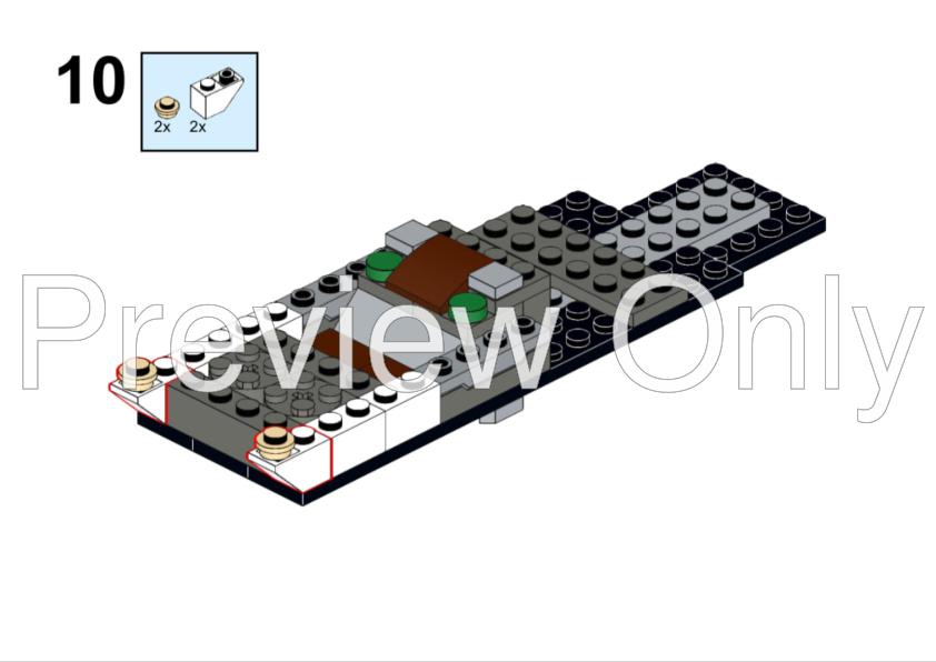 LEGO MOC-220254 Captain Rex's 501st Y Wing Starfighter - Alternate