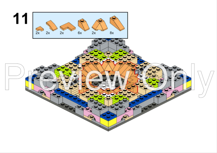 LEGO MOC-220386 Sarlacc Pit for MILS Plate V2 by Deep Lore Bricks | Rebrickable - Build with LEGO