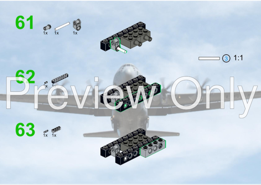 LEGO MOC Lockheed C-130J 30 Super Hercules by Pathaquinous