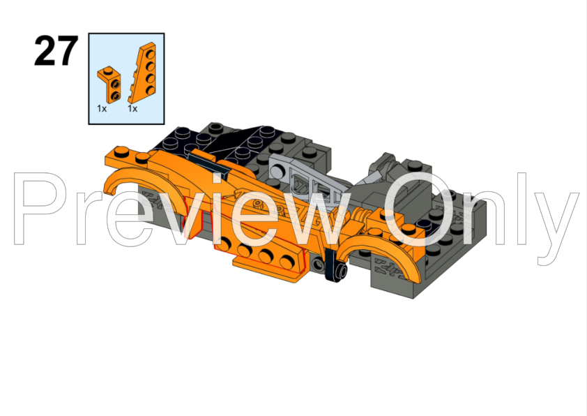 LEGO MOC Mclaren 720S GT3 by ryangc_productions Rebrickable