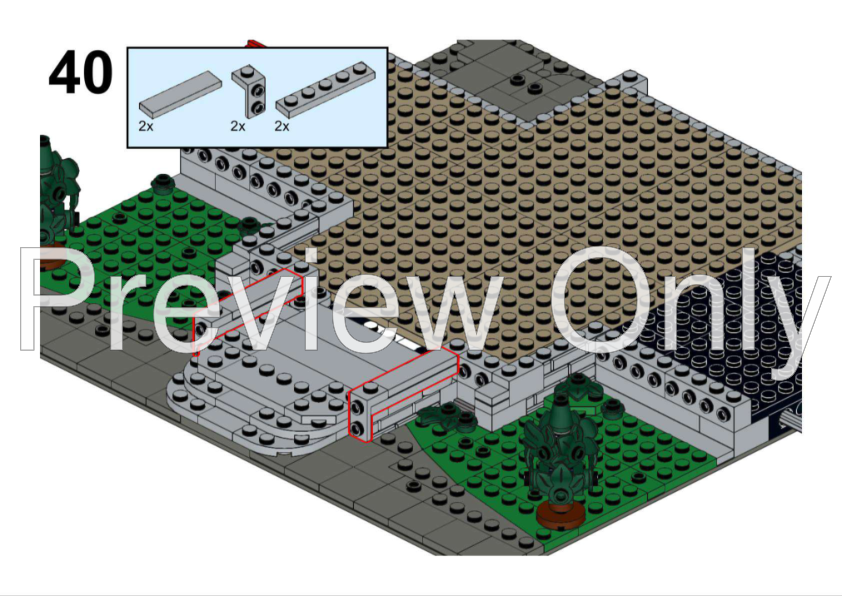 LEGO MOC-221811 76294 X-Mansion Modified by debroglie_brix