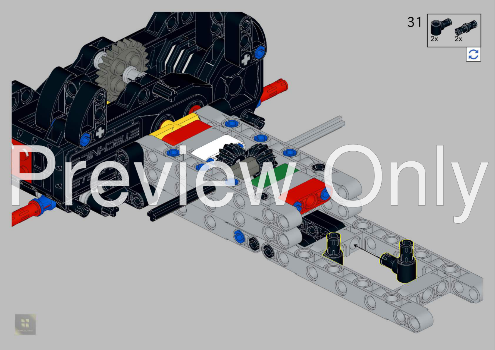 LEGO MOC-222356 1:8-RC Lamborghini Huracan Performante LP-640 by ...