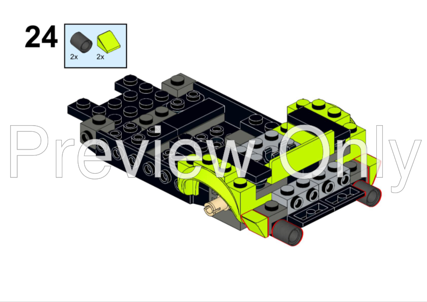 LEGO MOC-222829 Dodge Challenger SRT Hellcat by VoidSerpent