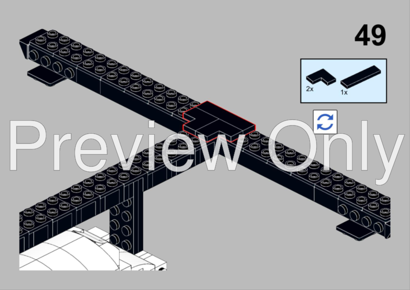 LEGO MOC-223558 XL Enterprise A by hyphencubed | Rebrickable