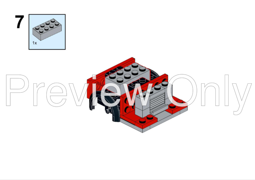 LEGO MOC-225171 American Mini Pumper by First Due Bricks | Rebrickable ...
