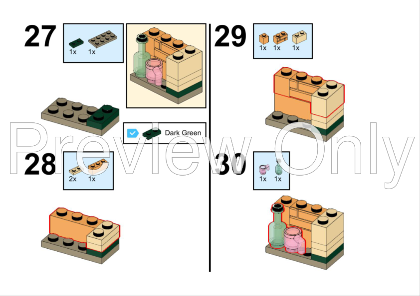 LEGO MOC-225449 Central Perk in a frame by Momoplayslego