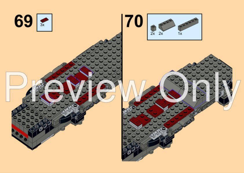 LEGO MOC-226435 75389 - Heavy Altitude Support Craft - Death and