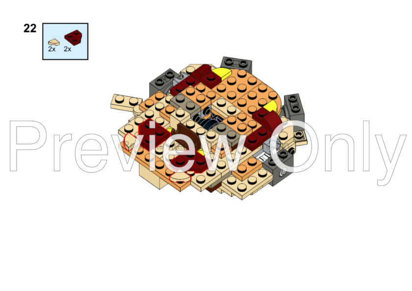 LEGO MOC-227219 Jurassic Falcon 2! 76970 Alt by CreationCaravan