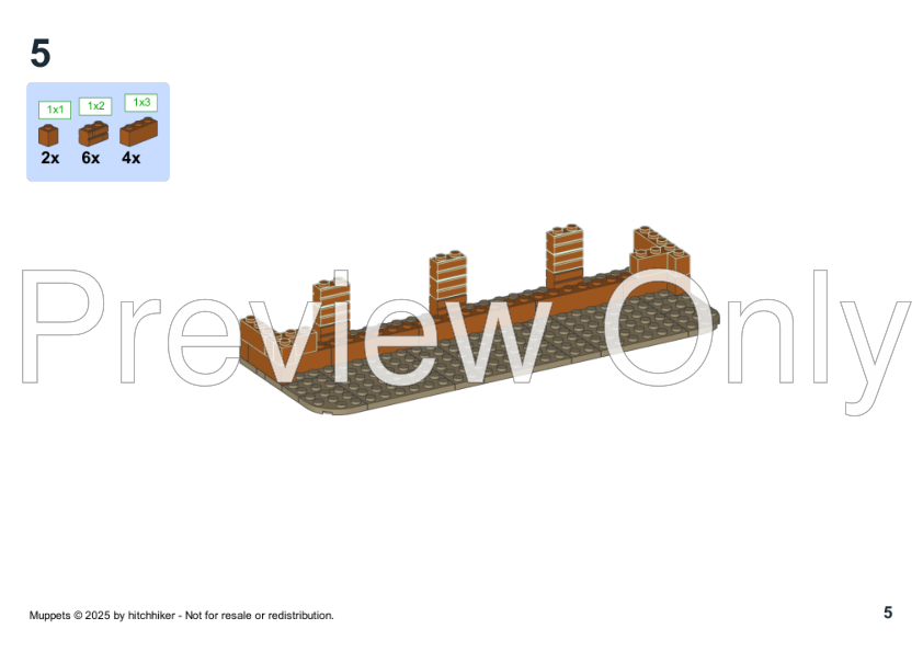 Muppet Build Structure LEGO MOC-227950 Muppets - Theater and Displayframe by hitchhiker ...