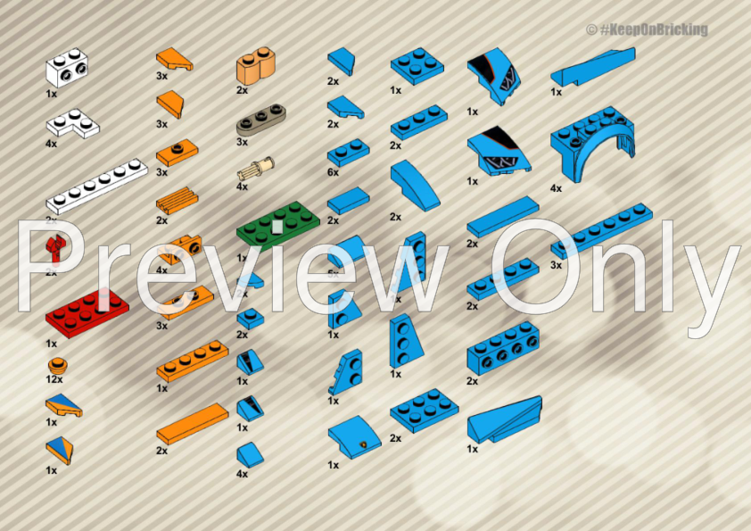 LEGO MOC-227972 77238 Gi Ghini Coupe by Keep On Bricking