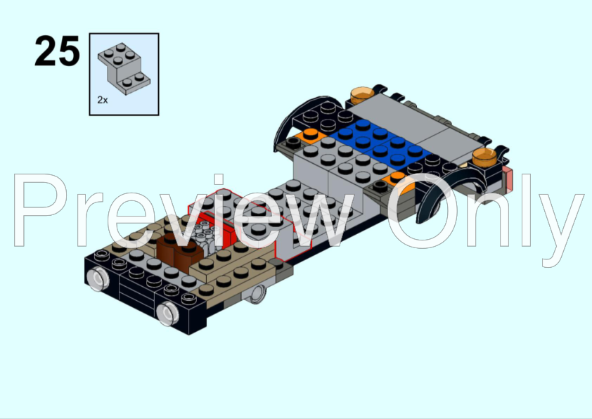 LEGO MOC-230209 MOD of 60467 Recovery Truck for Speed Champions by