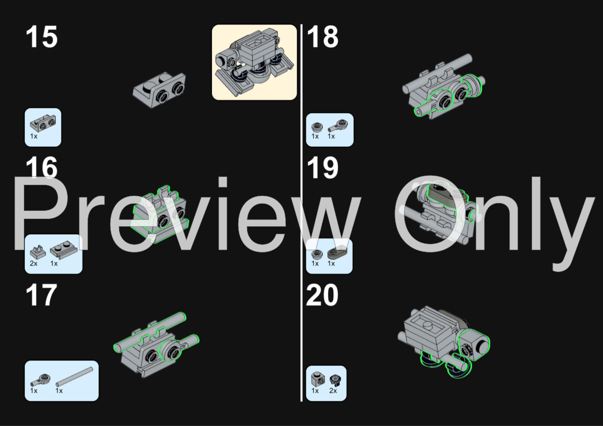 Lego Basic Instructions.pdf LEGO MOC-230481 AT-ST Basic pack by ThrawnsRevenge | Rebrickable ...