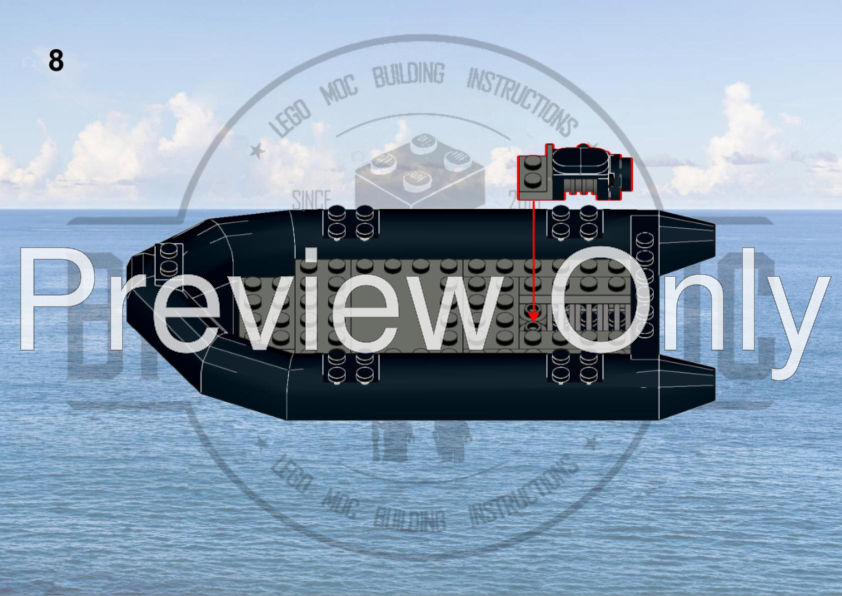 LEGO MOC US 7M RHIB Boarding Boat by Darcanj - Brickaholic ...