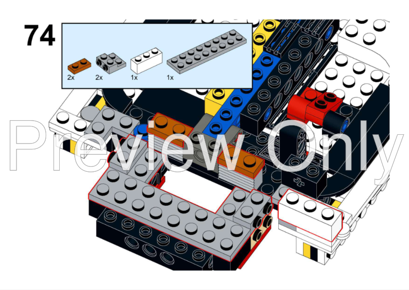 LEGO MOC 10295 Nsx 91 by Schwimpy | Rebrickable - Build with LEGO