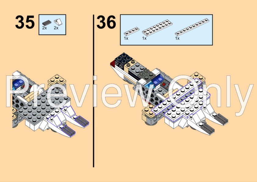 LEGO MOC-231577 75402 - Clone Vector Starfighter by