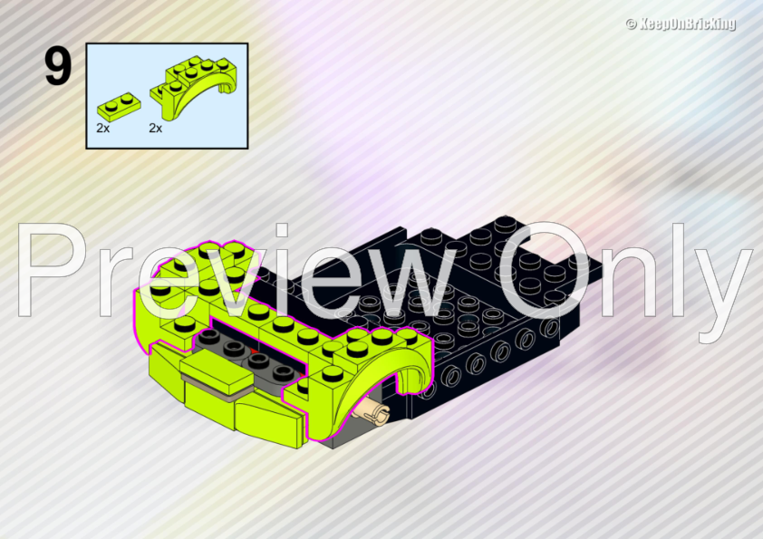 LEGO MOC-231636 77237 Muscle Cabrio by Keep On Bricking