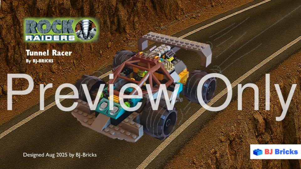 LEGO MOC-232314 Rock Raiders - Tunnel Racer (MOC) (Alt. Build of