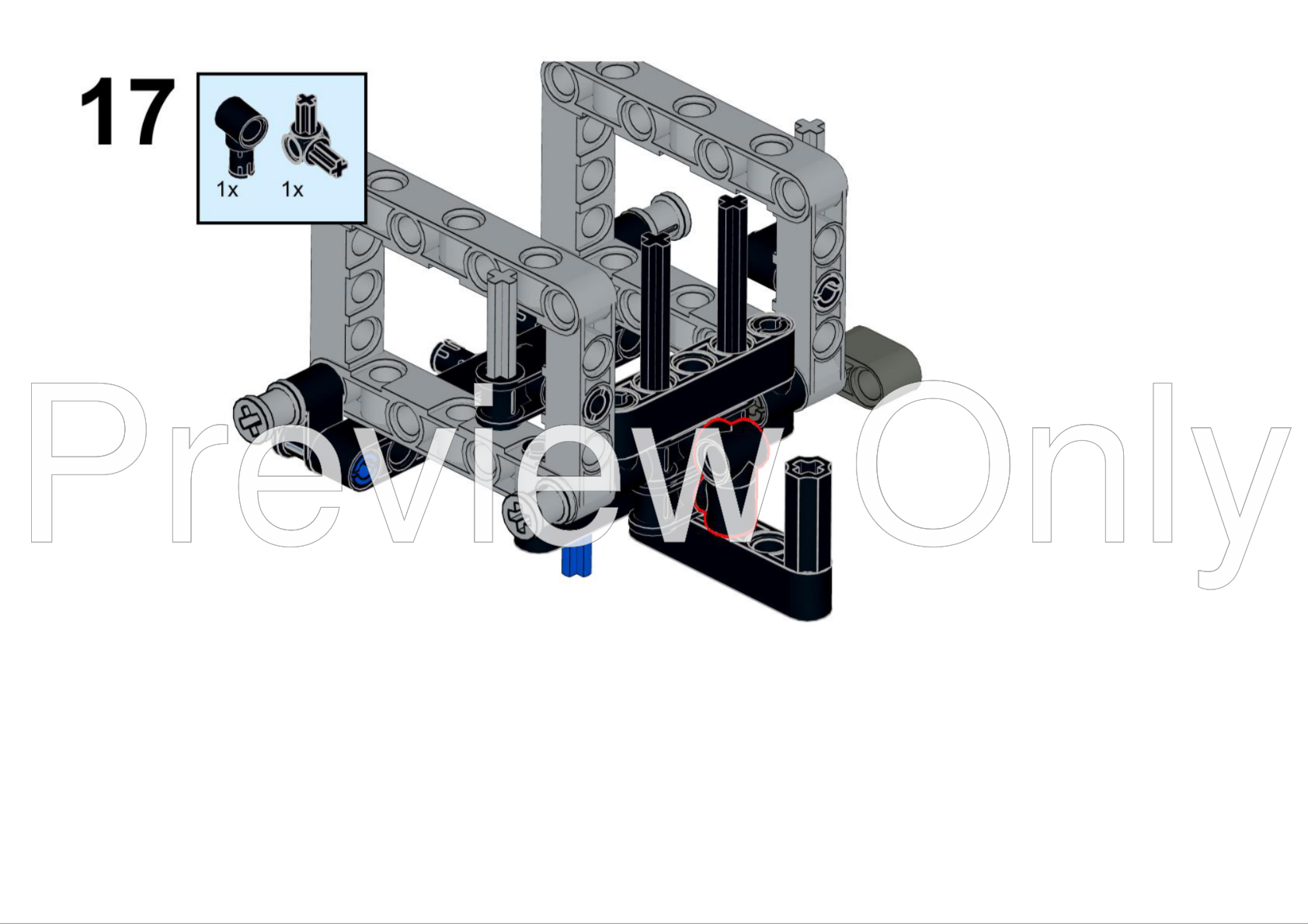 LEGO MOC Dual Clutch GearboxMOC by Extteros_LegoTechnicCreations Rebrickable Build with LEGO