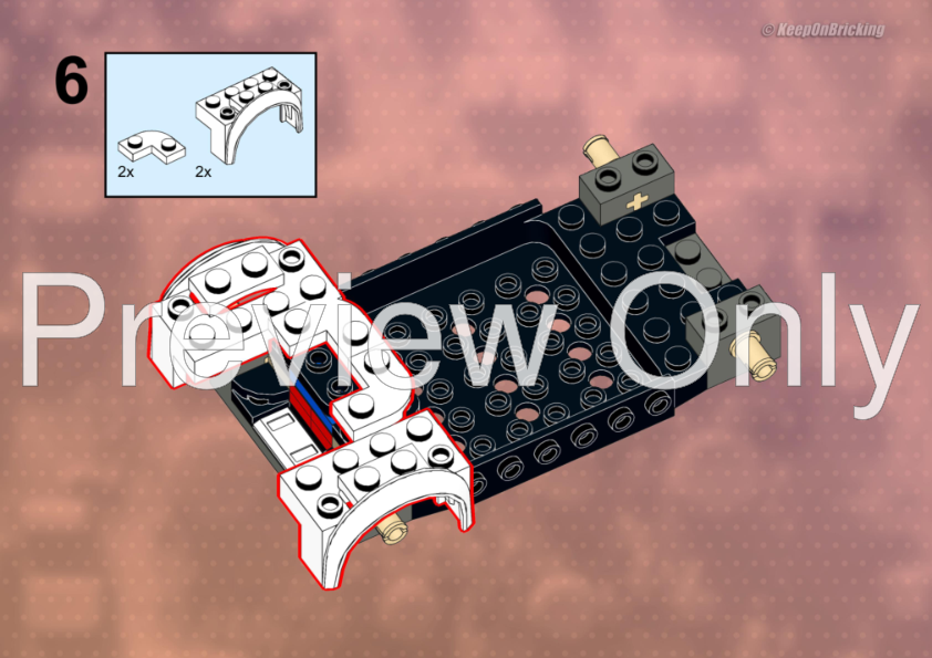 LEGO MOC 77240 Muscle Cabrio by Keep On Bricking | Rebrickable