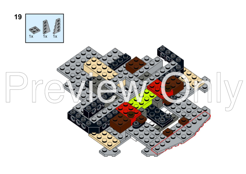 LEGO MOC Millennium-Falcon 75375 Midi-Scale by CreationCaravan