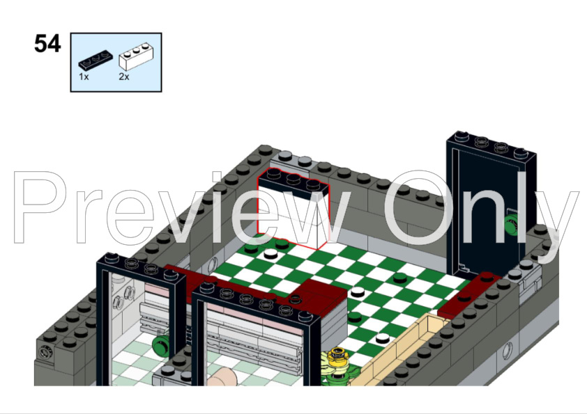 LEGO MOC-233836 Records Shop - Music Studio and Apartment by