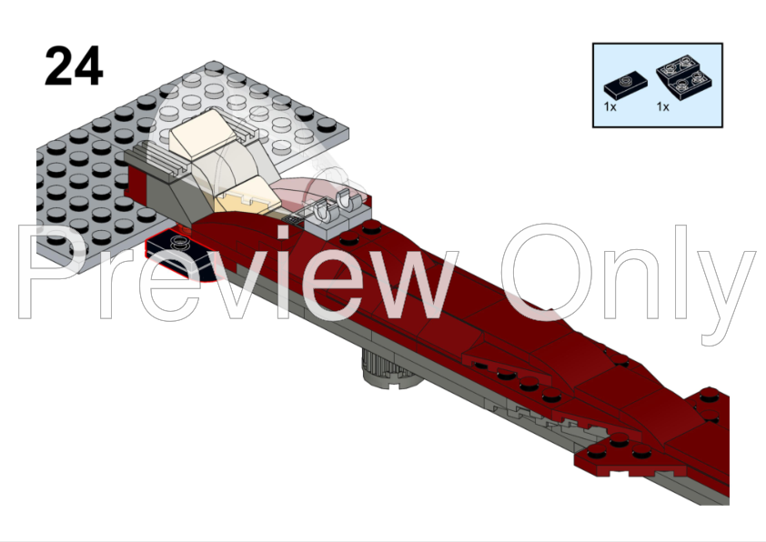 LEGO MOC Z-95 Headhunter Alternate Build Using Set 75362 by Monkey