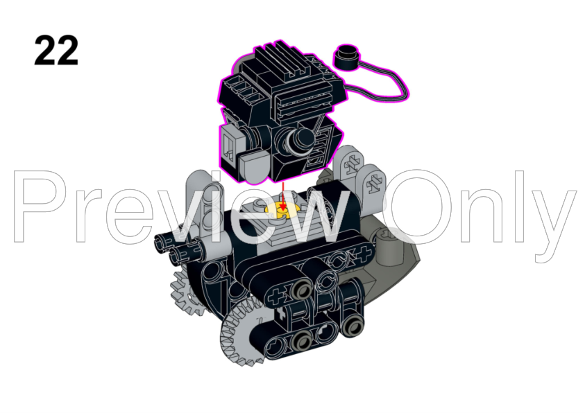 LEGO MOC-234101 Honda NX 125 
