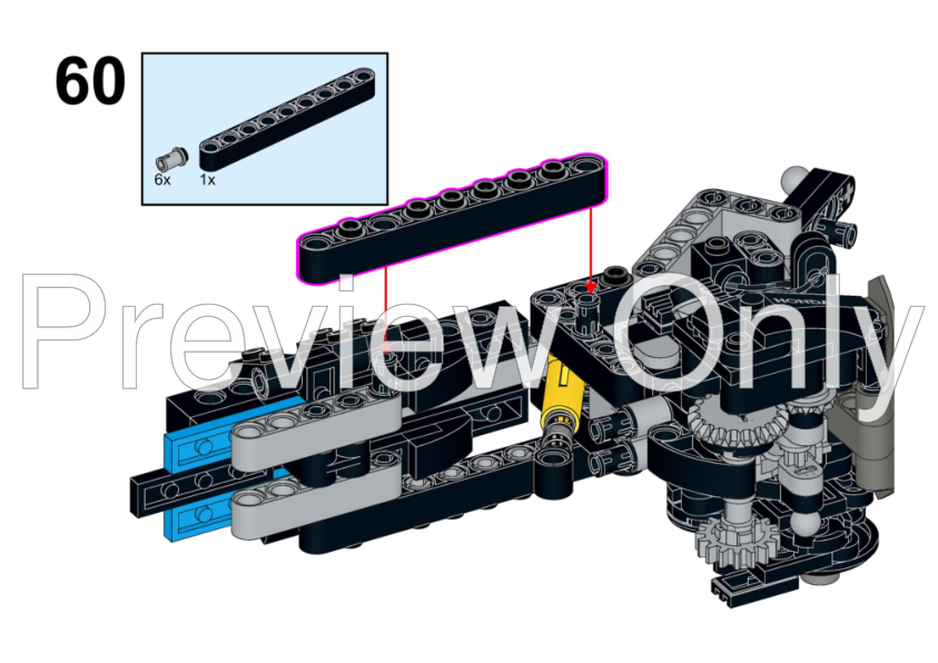 LEGO MOC-234101 Honda NX 125 