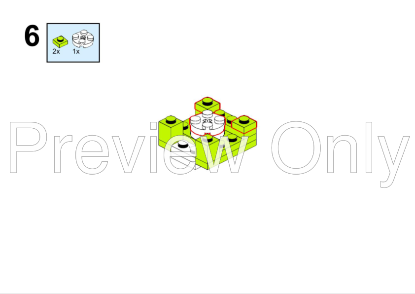 LEGO MOC-235346 Yoshi Brickheadz by BlessedBricks | Rebrickable