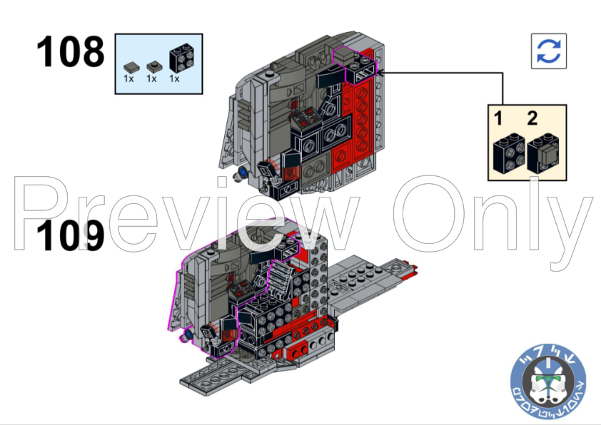 LEGO MOC-235758 SW: LAAT/le Imperial Patrol Transport by CRCT