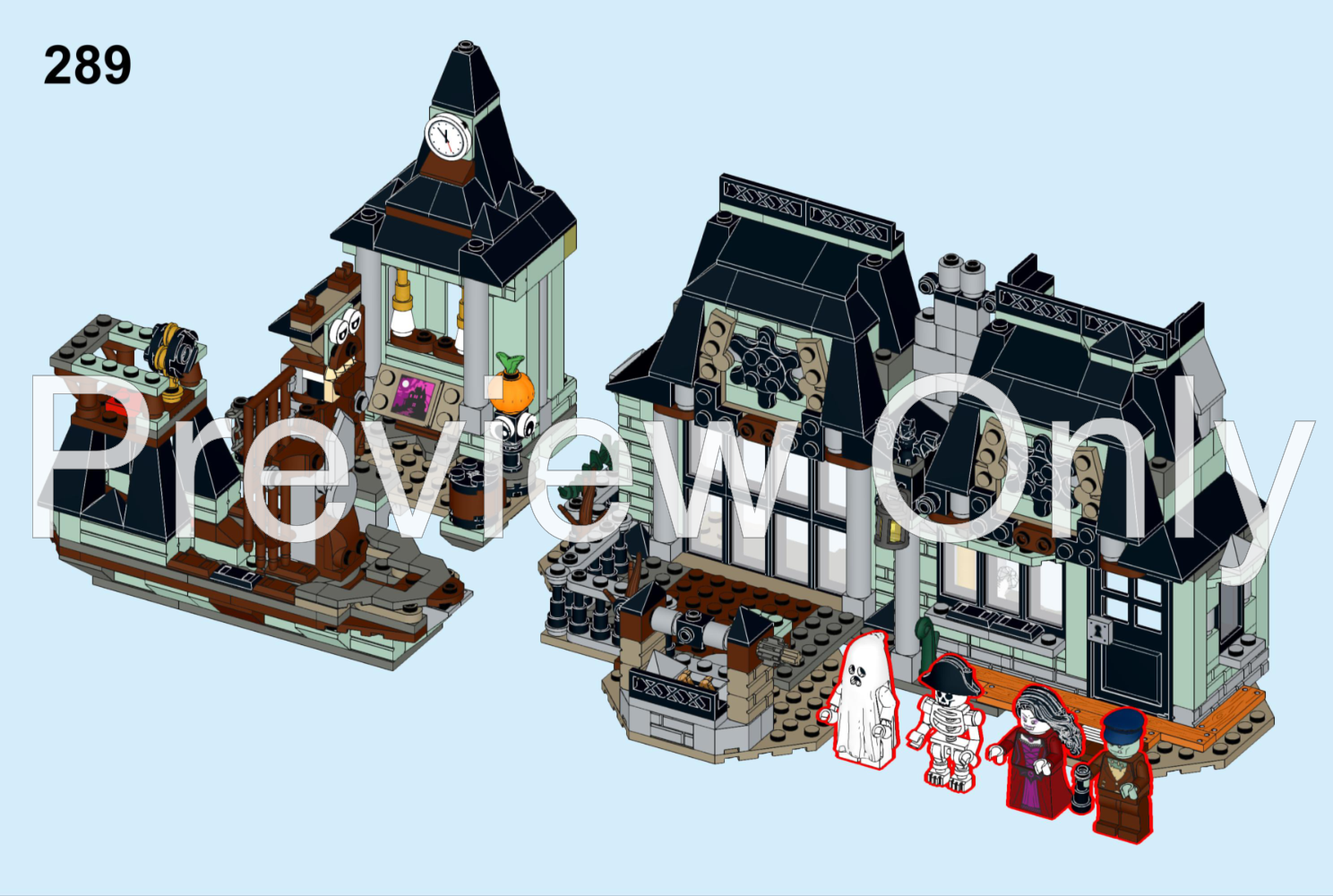 LEGO MOC 31167 Haunted Holiday by PeterSzabo | Rebrickable - Build