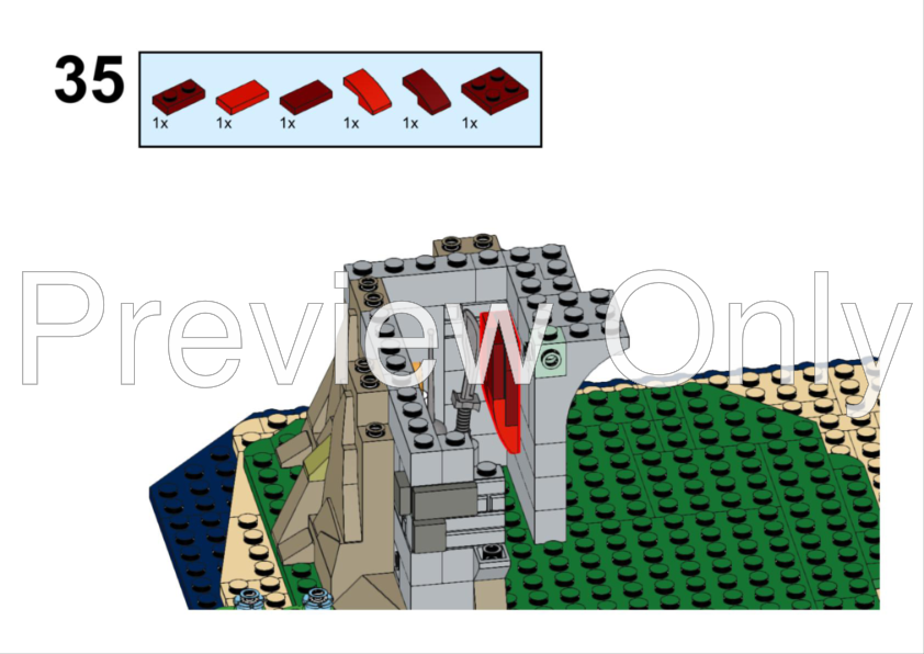 LEGO MOC-237033 Fortified tower by Cegeha Elbe | Rebrickable - Build ...