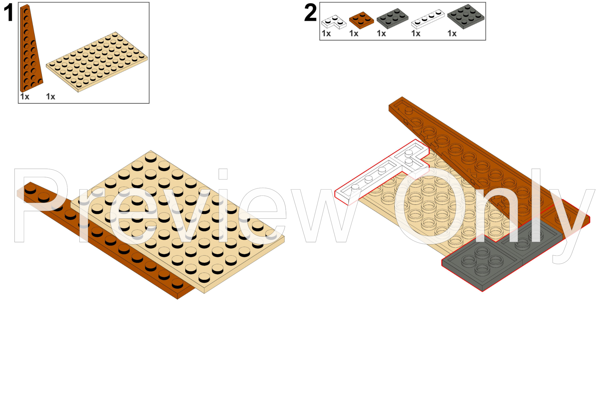 Instructions Rebrickable Coupon Lego Popcorn Cart LEGO MOC Popcorn