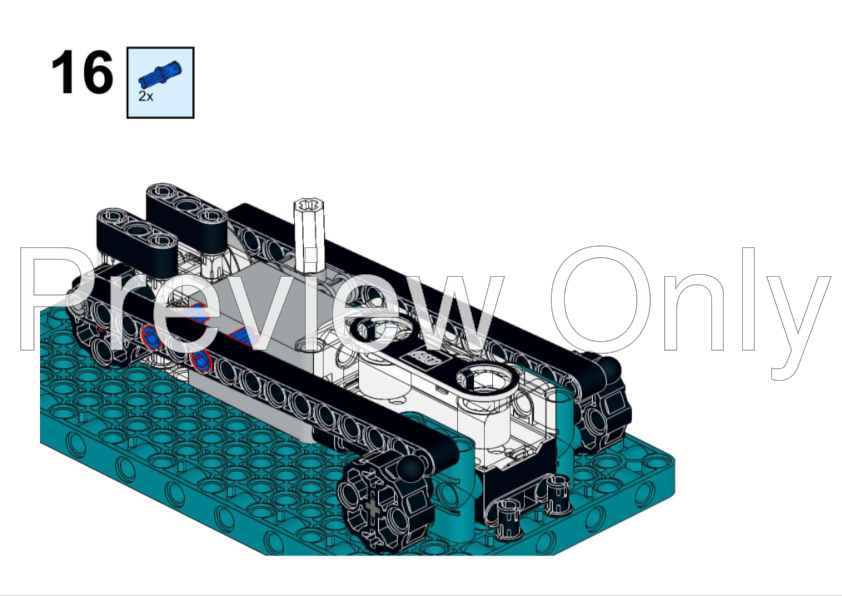Lego Sled Pattern LEGO MOC Christmas Reindeer Sleigh 51515 by AmberCat | Rebrickable ...